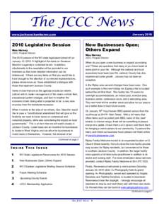 The JCCC News www.jacksonchamberwv.com January[removed]Legislative Session