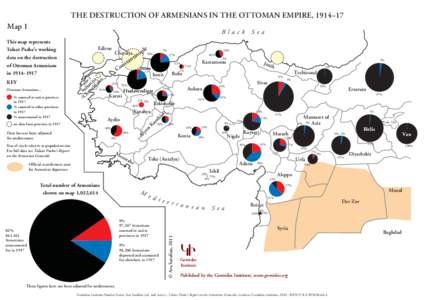 THE DESTRUCTION OF ARMENIANS IN THE OTTOMAN EMPIRE, 1914–17 Map 1 Black  Sea