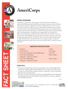 AmeriCorps Fact Sheet.qxp