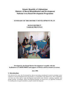 Infrastructure / Afghanistan Public Policy Research Organization / Social protection / Socioeconomics / Sociology / Government / Development / Ministry of Rural Rehabilitation and Development / Capacity building