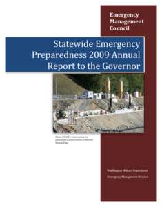 Statewide Emergency Preparedness[removed]Annual Report to the Governor