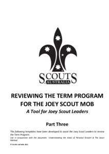 Youth / Human development / Joey Scouts / Cub Scouting / Scouting / Scout Leader / Boy Scouting