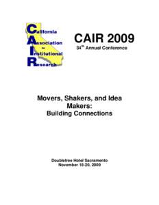 Microsoft Word - CAIR 2009 Conference Program_Final.doc