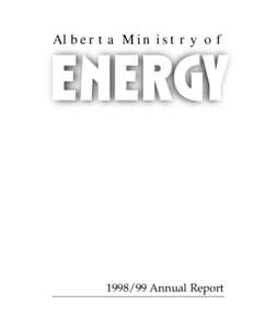 Energy Annual Report 1999