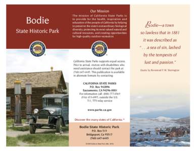 California Historical Landmarks / California Gold Rush / Bodie /  California / Bodie /  Washington / Bodie Hills / Bodie and Benton Railway and Commercial Company / Bodie Mine / W. S. Bodey / Bridgeport /  California / California / Western United States / Sierra Nevada