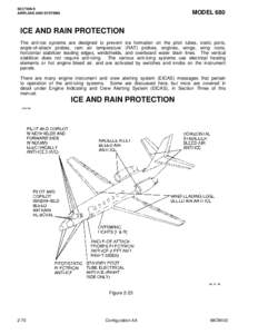 SECTION II AIRPLANE AND SYSTEMS MODEL 680  ICE AND RAIN PROTECTION