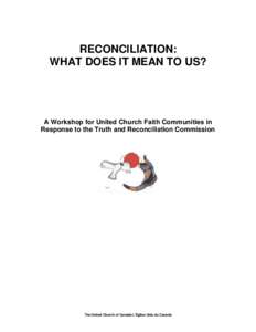 Reconciliation: What Does It Mean to Us?