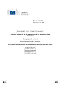 EUROPEAN COMMISSION Brussels, [removed]SWD[removed]final