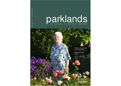 VOLUME 35 • WINTER[removed]parklands THE  MAGAZINE