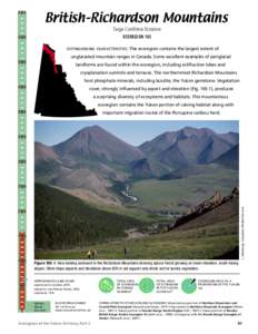 6000  British–Richardson Mountains Taiga Cordillera Ecozone ECOREGION 165