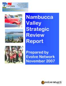 Nambucca Valley Strategic Review Report Prepared by