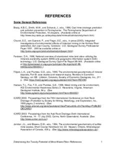 References for section on ABA