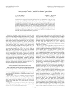 Journal of Personality and Social Psychology 2005, Vol. 88, No. 1, 91–107 Copyright 2005 by the American Psychological Association/$12.00 DOI: 