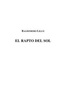 Microsoft Word - Lillo - EL RAPTO DEL SOL.doc