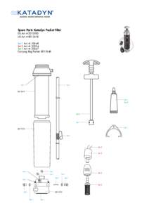 Spare Parts Katadyn Pocket Filter EU Art. # US Art. # Set 1 Art. #: 20648 Set 2 Art. #: 22254