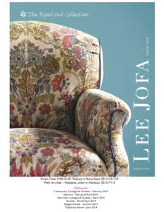 Vivien Chair H4510-20; Tetbury in Rose AquaWelt on chair - Hampton Linen in HarbourPublications: Connecticut Cottages & Gardens - February 2014 Interiors - February/March 2014 New York Cottages & 