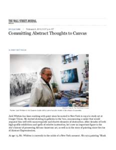 Jack Whitten: Committing Abstract Thoughts to Canvas - WSJ.com