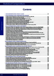 Statistical Compendium  Contents Statistical Compendium