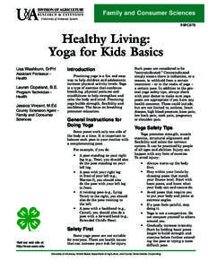 Healthy Living: Yoga for Kids Basics - FCS70