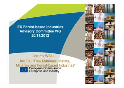 EU Forest-based Industries Advisory Committee WG[removed]Jeremy WALL Unit F3 - “Raw Materials, Metals,