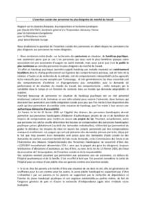 L’insertion sociale des personnes les plus éloignées du marché du travail Rapport sur la situation française, les propositions et les bonnes pratiques par Claude DEUTSCH, Secrétaire général d e l’Association A