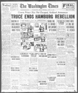 Geography of Europe / Great Depression in the United States / Prohibition in the United States / Karl Muck / Hamburg / United States Senate / Berlin / United States Constitution / City-states / States of Germany / Government