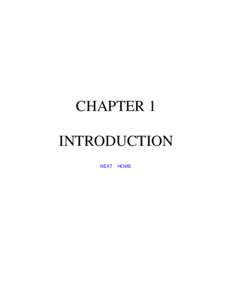 CHAPTER 1 INTRODUCTION NEXT HOME