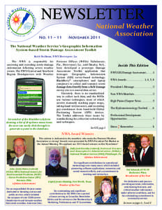 NEWSLETTER No. 11 – 11 National Weather Association November 2011