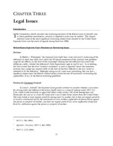 CHAPTER THREE Legal Issues Introduction T