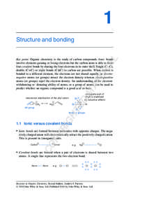 1 AL Structure and bonding  MA