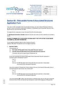 Microsoft Word - S68 Relocatable Homes Application Form & checklist.doc