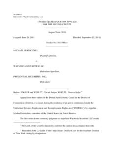 Leave / Status of forces agreement / Prudential Securities / Financial services / Financial economics / Finance / 103rd United States Congress / Uniformed Services Employment and Reemployment Rights Act / Wachovia