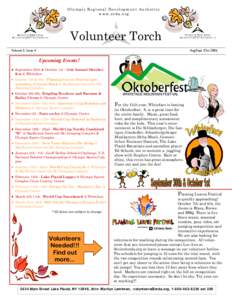 Olympic Regional Development Authority www.orda.org Volunteer Torch Volume 3, Issue 4