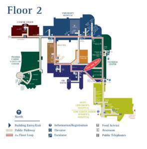Floor 2 Staff Elevators UH West Escalators and Elevators