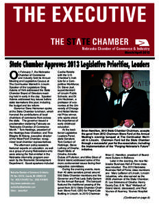 THE EXECUTIVE THE STATE CHAMBER Nebraska Chamber of Commerce & Industry March/April 2013