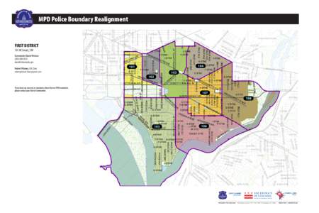 MPD Police Boundary Realignment  FIRST DISTRICT 101 M Street, SW  Commander Daniel Hickson