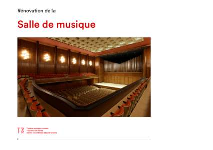 Rénovation de la  Salle de musique 2