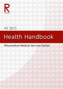 AYHealth Handbook Ritsumeikan Medical Service Center  Table of Contents