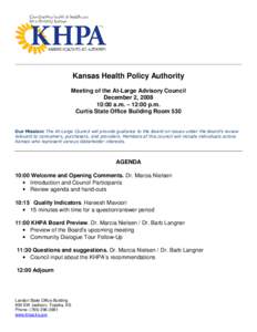 KHPA At-Large Agenda - December[removed]
