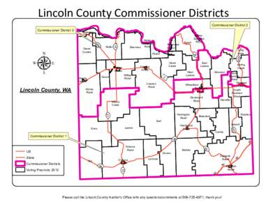 Lincoln County Commissioner Districts  Commissioner District 2 Lakeview