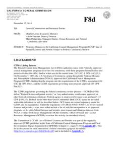 Environment of California / Endangered Species Act / Coastal Zone Management Act / Clean Water Act / National Marine Fisheries Service / Habitat Conservation Plan / United States Army Corps of Engineers / National Oceanic and Atmospheric Administration / Environment / Environmental law / California Coastal Commission