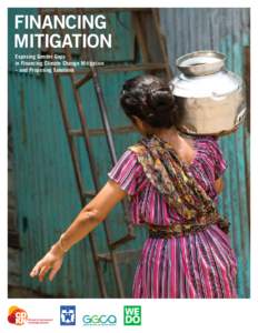 Financing Mitigation Exposing Gender Gaps in Financing Climate Change Mitigation – and Proposing Solutions