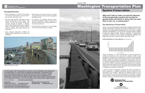 Washington State Department of Transportation / Pavement management / Infrastructure / Road / Tacoma Narrows Bridge / Tacoma /  Washington / Transport / Road transport / Washington