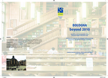Educational policies and initiatives of the European Union / European Higher Education Area / Bologna Process / UNESCO-CEPES / Quality assurance / Bologna declaration / Lisbon Recognition Convention / Lifelong learning / National Academic Recognition Information Centre / Education / Knowledge / Evaluation