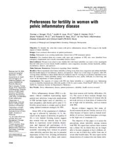 FERTILITY AND STERILITY威 VOL. 81, NO. 5, MAY 2004 Copyright ©2004 American Society for Reproductive Medicine Published by Elsevier Inc. Printed on acid-free paper in U.S.A.