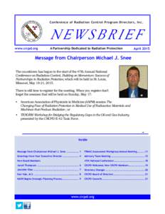 CRCPD August 2012 Newsbrief