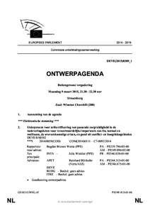 EUROPEES PARLEMENT[removed]Commissie ontwikkelingssamenwerking