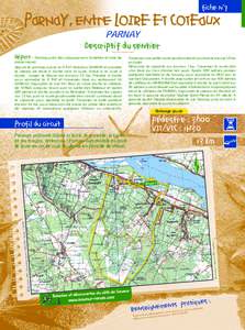 fiche n°7  PARNAY, entre LOIRE ET COTEAUX PARNAY  DescriptiF du sentier