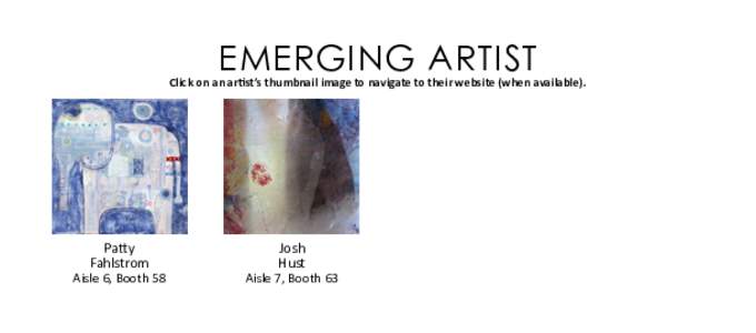 emerging artist  Click on an artist’s thumbnail image to navigate to their website (when available). Patty Fahlstrom