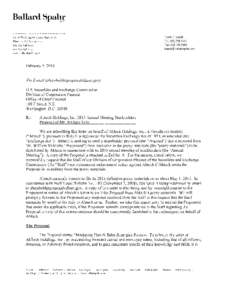 Abtech Holdings, Inc.; Rule 14a-8 no-action letter